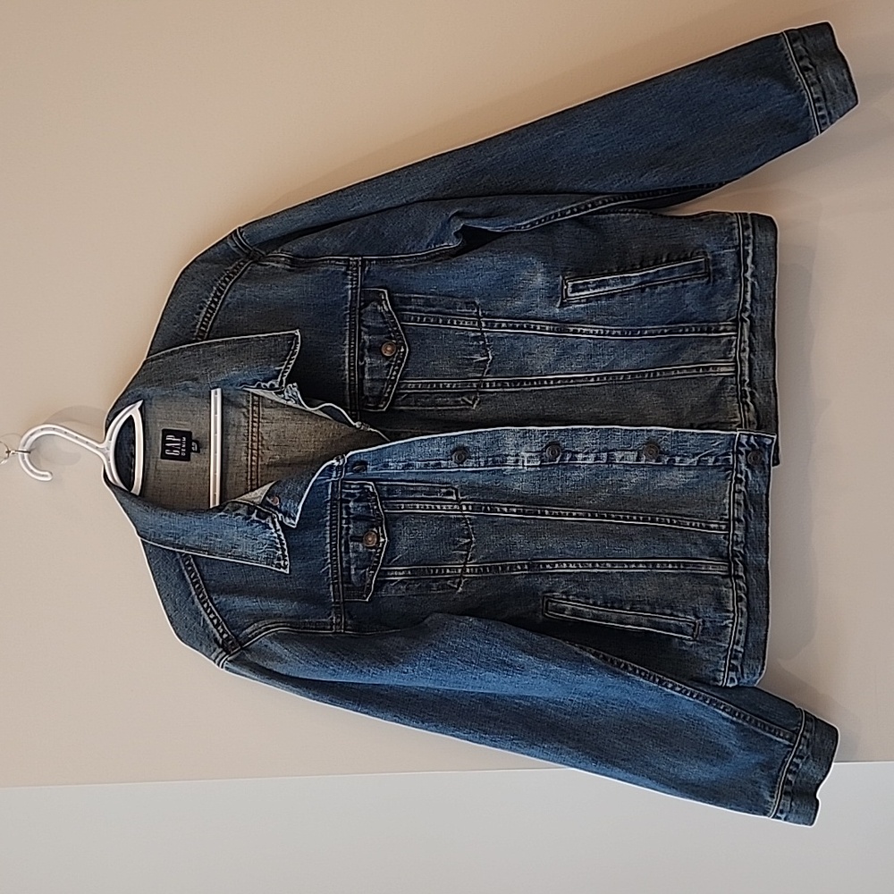 GAP Denim Trucker Jacket  XL - Picture 2 of 6